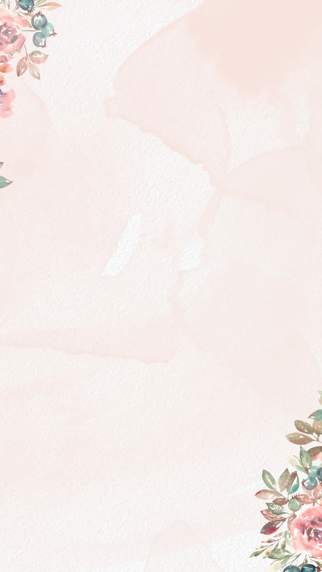 Fiorella invitation template in Blush & ivory